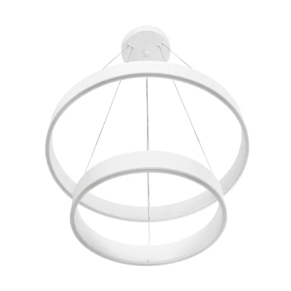 kelvo® VENOM 61186 Μοντέρνο Κρεμαστό Φωτιστικό Οροφής LED 75W 8818lm 120° AC 220-240V IP20 Ρυθμιζόμενο Λευκό CCT με Χειριστήριο από 2700K έως 6000K Dimmable - Lumileds SMD Chip - Λευκό Ματ - Μ60 x Π60 x Υ40cm - 3 Χρόνια Εγγύηση - Image 4