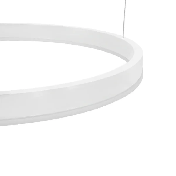 kelvo® VENOM 61192 Μοντέρνο Κρεμαστό Φωτιστικό Οροφής LED 150W 17659lm 120° AC 220-240V IP20 Ρυθμιζόμενο Λευκό CCT με Χειριστήριο από 2700K έως 6000K Dimmable - Lumileds SMD Chip - Λευκό Ματ - Μ150 x Π90 x Υ60cm - 3 Χρόνια Εγγύηση - Image 4