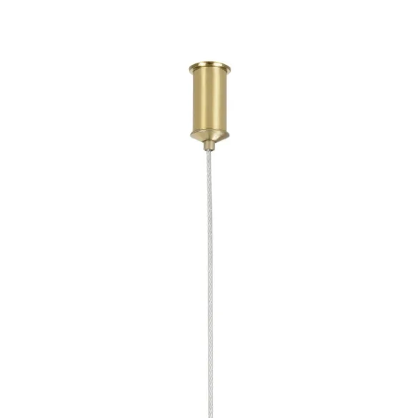 kelvo® GLOW 61668 Μοντέρνο Κρεμαστό Φωτιστικό Οροφής LED 65W 6500lm 360° AC 220-240V IP20 Ρυθμιζόμενο Λευκό CCT με Χειριστήριο από 2700K έως 6000K Dimmable - Lumileds SMD Chip - Χρυσό Πλατίνα & Λευκό Νήμα - Μ150 x Π150 x Υ80cm - 3 Χρόνια Εγγύηση - Image 10