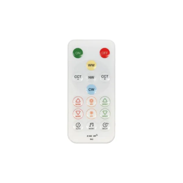 kelvo® GLOW 61673 Μοντέρνο Φωτιστικό Οροφής LED 34W 3400lm 360° AC 220-240V IP20 Ρυθμιζόμενο Λευκό CCT με Χειριστήριο από 2700K έως 6000K Dimmable - Lumileds SMD Chip - Χρυσό Πλατίνα & Λευκό Νήμα - Μ60 x Π60 x Υ30cm - 3 Χρόνια Εγγύηση - Image 9