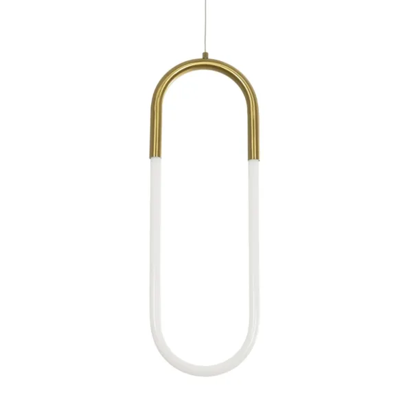 kelvo® GLOW 61679 Μοντέρνο Κρεμαστό Φωτιστικό Οροφής LED 18W 1800lm 360° AC 220-240V IP20 Ρυθμιζόμενο Λευκό CCT με On/Off 2700K/4500K/6000K - Lumileds SMD Chip - Χρυσό Πλατίνα & Λευκό Νήμα - Μ20 x Π5 x Υ60cm - 3 Χρόνια Εγγύηση - Image 10