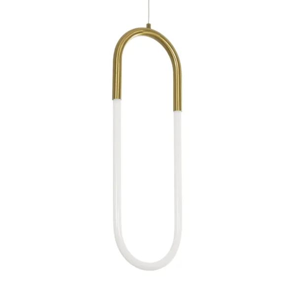 kelvo® GLOW 61679 Μοντέρνο Κρεμαστό Φωτιστικό Οροφής LED 18W 1800lm 360° AC 220-240V IP20 Ρυθμιζόμενο Λευκό CCT με On/Off 2700K/4500K/6000K - Lumileds SMD Chip - Χρυσό Πλατίνα & Λευκό Νήμα - Μ20 x Π5 x Υ60cm - 3 Χρόνια Εγγύηση - Image 3