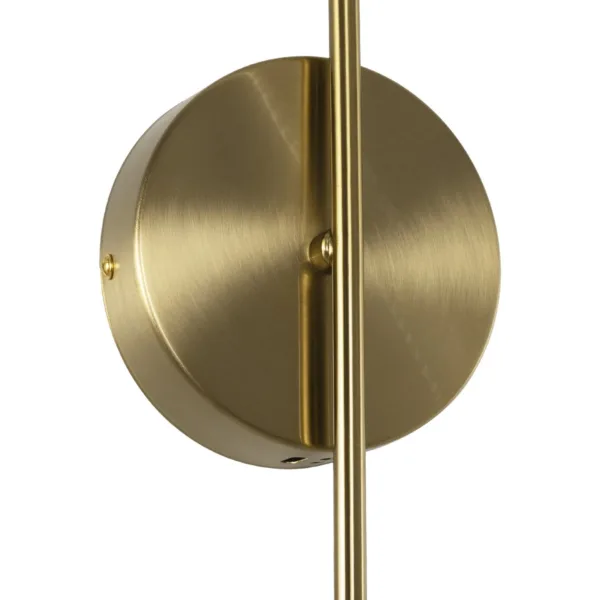 kelvo® GLOW 61683 Μοντέρνο Φωτιστικό Τοίχου - Απλίκα LED 18W 1800lm 360° AC 220-240V IP20 Ρυθμιζόμενο Λευκό CCT με On/Off 2700K/4500K/6000K - Lumileds SMD Chip - Χρυσό Πλατίνα & Λευκό Νήμα - Μ30 x Π15 x Υ70cm - 3 Χρόνια Εγγύηση - Image 8