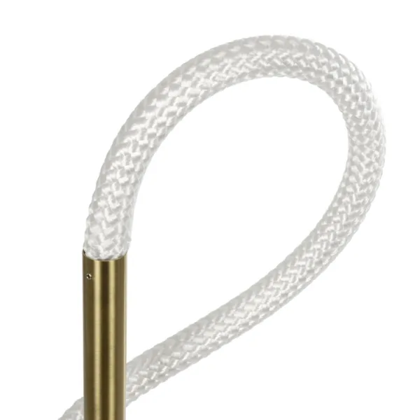 kelvo® GLOW 61685 Μοντέρνο Επιτραπέζιο Φωτιστικό Πορτατίφ LED 18W 1800lm 360° AC 220-240V IP20 Ρυθμιζόμενο Λευκό CCT με Αφή 2700K/4500K/6000K Dimmable - Lumileds SMD Chip - Χρυσό Πλατίνα & Λευκό Νήμα - Μ30 x Π30 x Υ60cm - 3 Χρόνια Εγγύηση - Image 7