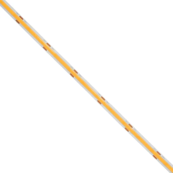 GLOBOSTAR® BEE 70361 Ταινία LED 8W/m 720lm/m 120° DC 24V IP20 320 x COB Chip/m Θερμό Λευκό 2700K Dimmable - Μ500 x Π0.8 x Υ0.2cm - Ρολό 5 Μέτρων - 5 Χρόνια Εγγύηση - Image 3