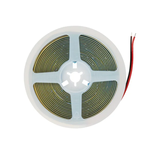GLOBOSTAR® BEE 70361 Ταινία LED 8W/m 720lm/m 120° DC 24V IP20 320 x COB Chip/m Θερμό Λευκό 2700K Dimmable - Μ500 x Π0.8 x Υ0.2cm - Ρολό 5 Μέτρων - 5 Χρόνια Εγγύηση - Image 4
