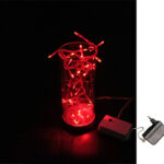 ΓΥΑΛΙΝΟ ΒΑΖΟ 32LED ΚΟΚΚΙΝΑ 24V ΜΕ ΠΡΟΓΡΑΜΜΑ - 30-9366312