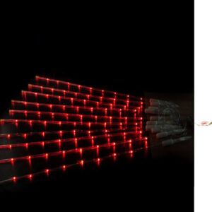 ΚΟΝΤΑΡΙΑ 10 ΔΙΑΦΑΝΑ ΥΨΟΣ 1μέτρο 8LED ΚΟΚΚΙΝΑ 24V