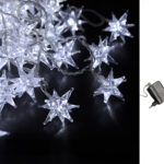 ΑΣΤΕΡΙΑ ΑΓΚΑΘΩΤΑ ΔΙΑΦΑΝΑ 100LED ΛΕΥΚΑ 24V ΜΕ ΔΙΑΦ. ΚΑΛΩΔΙΟ - 30-4110070