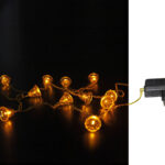 ΚΑΜΠΑΝΙΤΣΕΣ ΔΙΑΦΑΝΕΣ 100LED ΠΟΡΤΟΚΑΛΙ 24V ME ΧΡΥΣΑΦΙ ΚΑΛΩΔ - 30-4110099