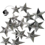 ΓΙΡΛΑΝΤΑ ΧΑΡΤΙΝΑ ΑΣΗΜΙ ΑΣΤΕΡΙΑ 20ΛΑΜΠΑΚ.ΛΕΥΚΑ 24V - 30-452069