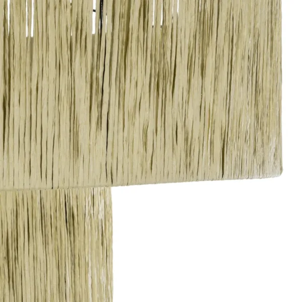 GLOBOSTAR® COROIN 205-0035 Boho Κρεμαστό Φωτιστικό Οροφής με Ντουί 1 x E27 AC 220-240V IP20 - Μπεζ - M70 x Π70 x Υ64cm - Image 8