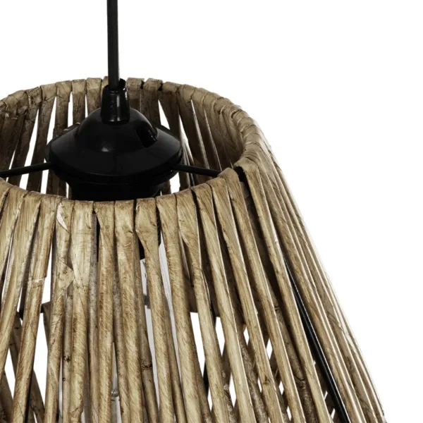 GLOBOSTAR® CASTILLO 205-0046 Boho Κρεμαστό Φωτιστικό Οροφής με Ντουί 1 x E27 AC 220-240V IP20 - Μπεζ - M26 x Π26 x Υ36cm - Image 9