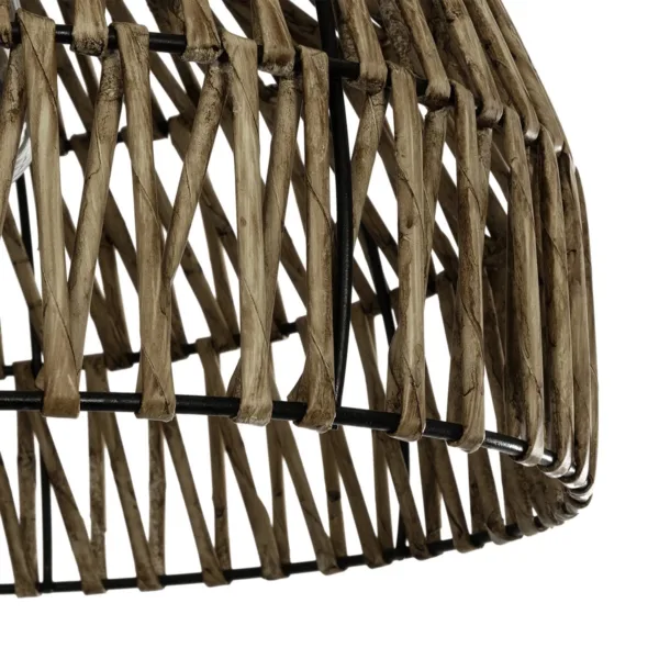 GLOBOSTAR® ARANCIA 205-0047 Boho Κρεμαστό Φωτιστικό Οροφής με Ντουί 1 x E27 AC 220-240V IP20 - Μπεζ - M35 x Π35 x Υ26cm - Image 7