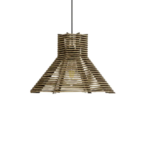 GLOBOSTAR® MEGALISTO 205-0051 Boho Κρεμαστό Φωτιστικό Οροφής με Ντουί 1 x E27 AC 220-240V IP20 - Μπεζ - M40 x Π40 x Υ26cm - Image 4