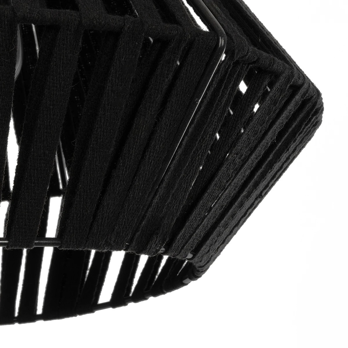 GLOBOSTAR® NUI 205-0061 Boho Κρεμαστό Φωτιστικό Οροφής με Ντουί 1 x E27 AC 220-240V IP20 - Μαύρο - M36 x Π36 x Υ27cm - Image 7