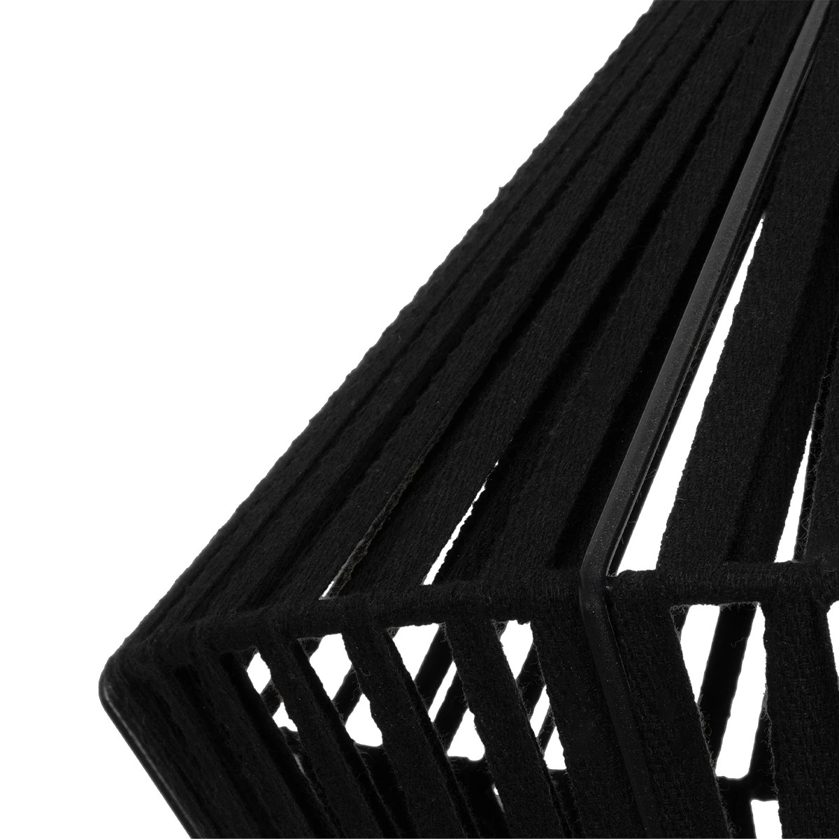 GLOBOSTAR® NUI 205-0061 Boho Κρεμαστό Φωτιστικό Οροφής με Ντουί 1 x E27 AC 220-240V IP20 - Μαύρο - M36 x Π36 x Υ27cm - Image 8