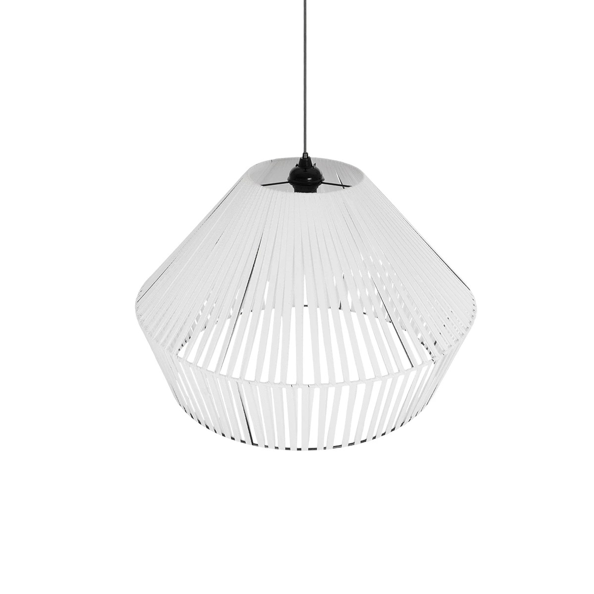 GLOBOSTAR® NUI 205-0064 Boho Κρεμαστό Φωτιστικό Οροφής με Ντουί 1 x E27 AC 220-240V IP20 - Λευκό - M60 x Π60 x Υ41cm - Image 6