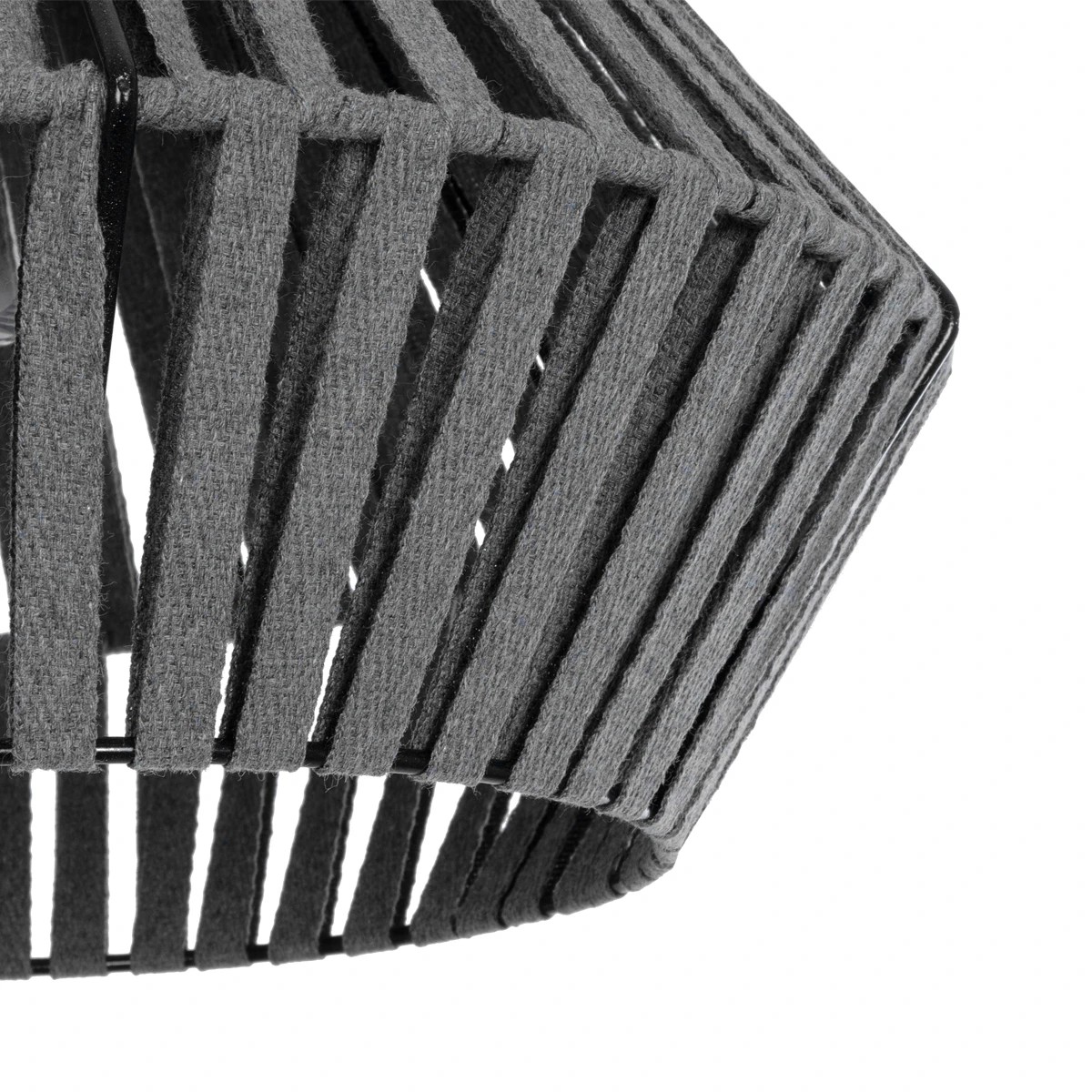 GLOBOSTAR® NUI 205-0065 Boho Κρεμαστό Φωτιστικό Οροφής με Ντουί 1 x E27 AC 220-240V IP20 - Γκρι - M36 x Π36 x Υ27cm - Image 7