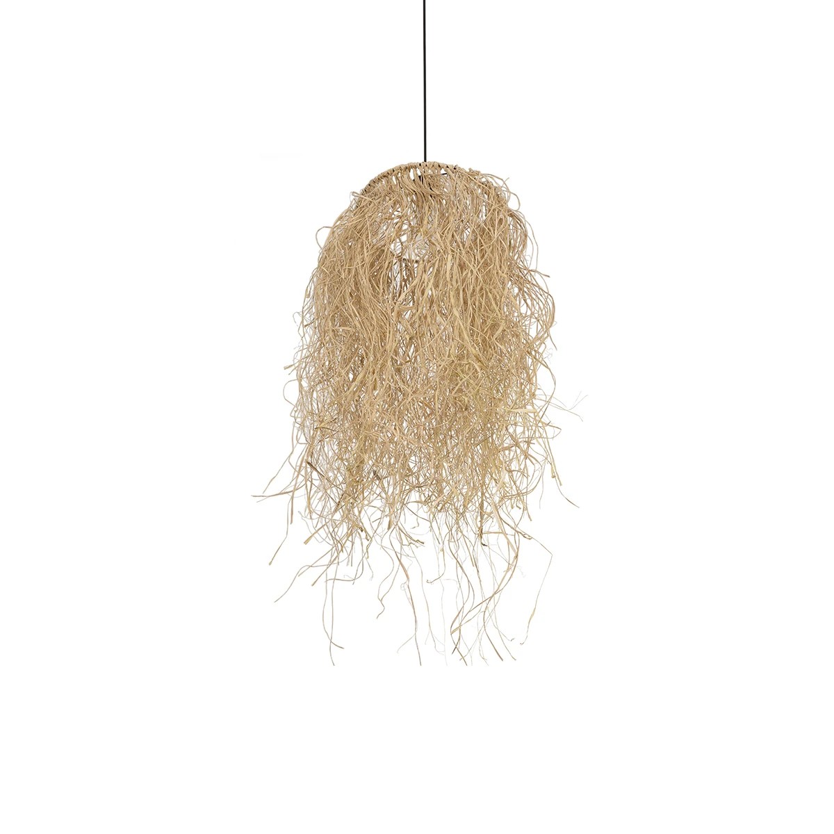 GLOBOSTAR® PIOVERE 205-0078 Boho Κρεμαστό Φωτιστικό Οροφής με Ντουί 1 x E27 AC 220-240V IP20 - Μπεζ - M35 x Π35 x Υ70cm - Image 5