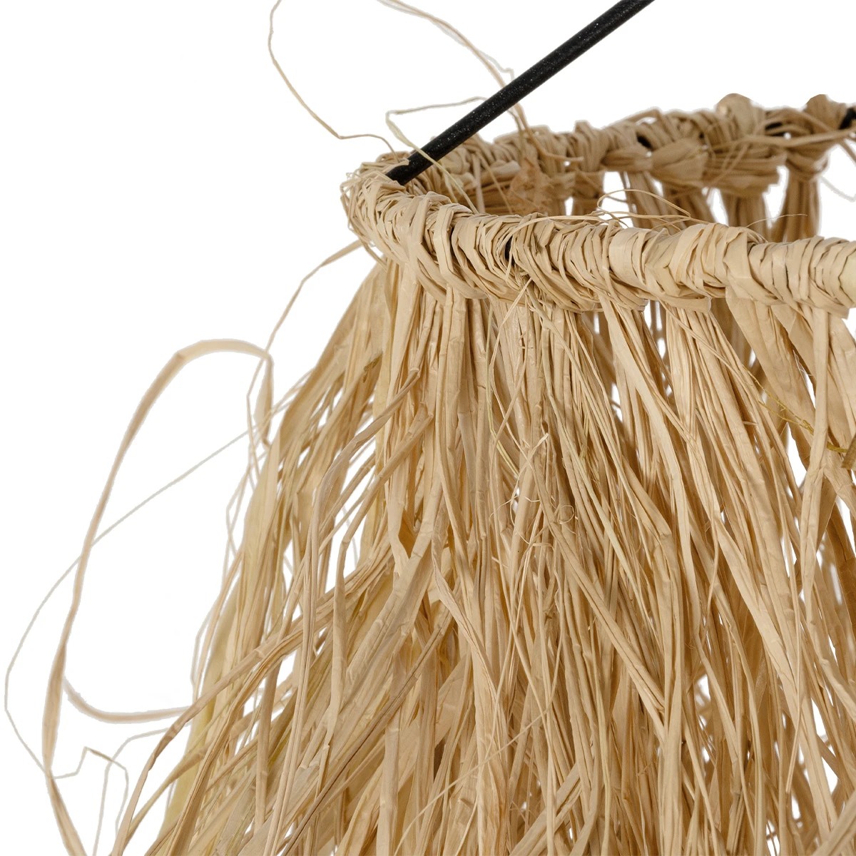 GLOBOSTAR® PIOVERE 205-0078 Boho Κρεμαστό Φωτιστικό Οροφής με Ντουί 1 x E27 AC 220-240V IP20 - Μπεζ - M35 x Π35 x Υ70cm - Image 8