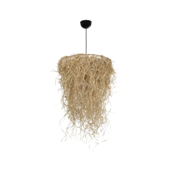 GLOBOSTAR® LIETUS 205-0079 Boho Κρεμαστό Φωτιστικό Οροφής με Ντουί 1 x E27 AC 220-240V IP20 - Μπεζ - M45 x Π45 x Υ50cm - Image 3