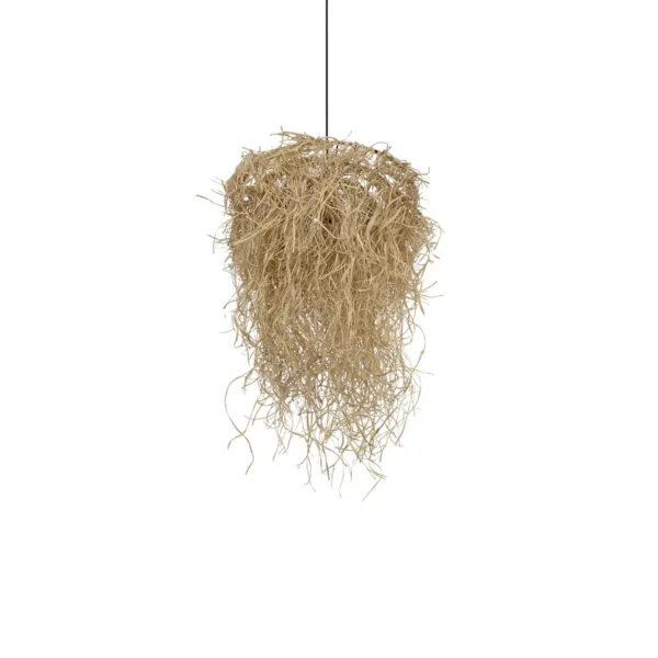GLOBOSTAR® LIETUS 205-0079 Boho Κρεμαστό Φωτιστικό Οροφής με Ντουί 1 x E27 AC 220-240V IP20 - Μπεζ - M45 x Π45 x Υ50cm - Image 5