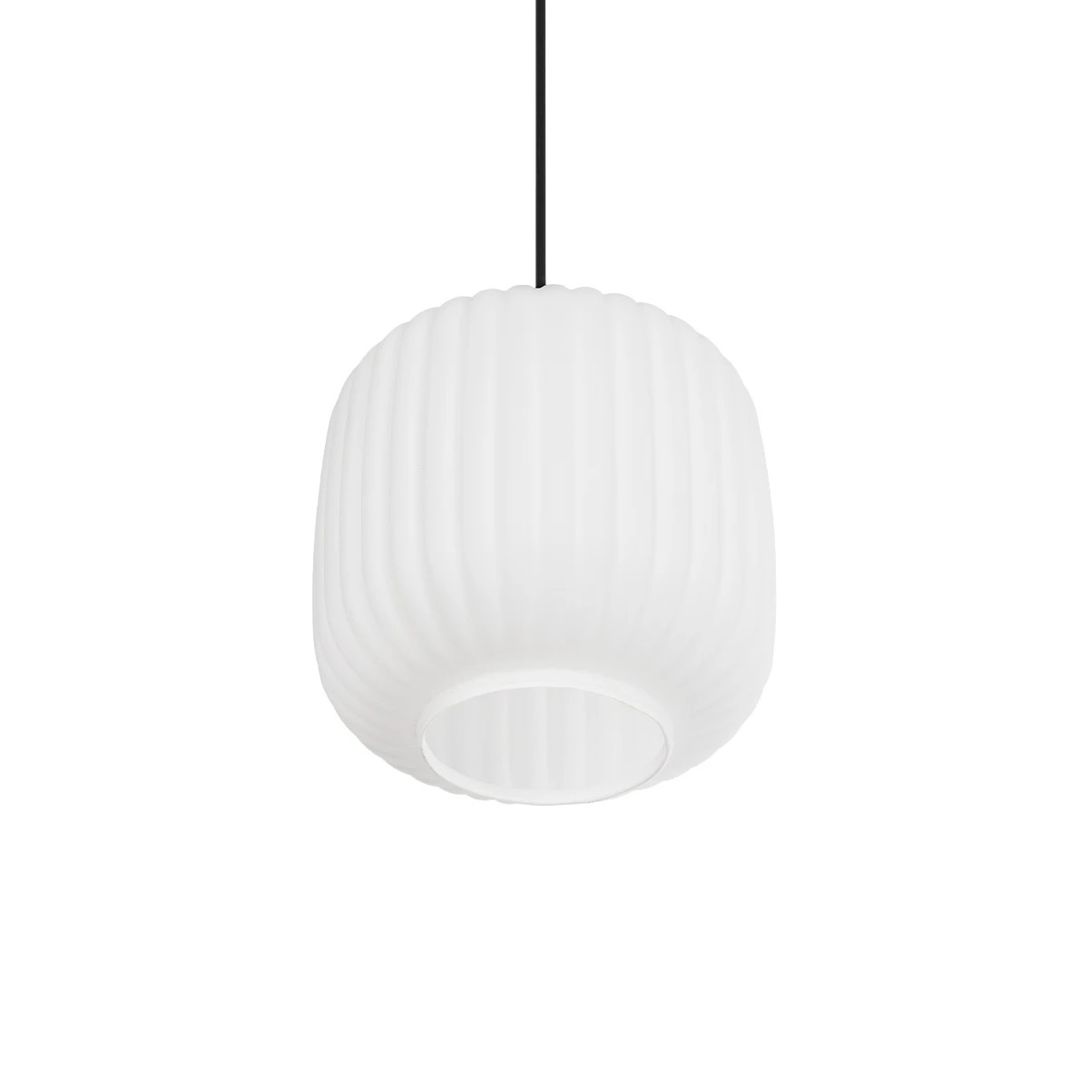 GLOBOSTAR® MELONI 206-0015 Μοντέρνο Κρεμαστό Φωτιστικό Οροφής με Ντουί 1 x E27 AC 220-240V IP20 - Λευκό - Μ20 x Π20 x Υ24cm - Image 5