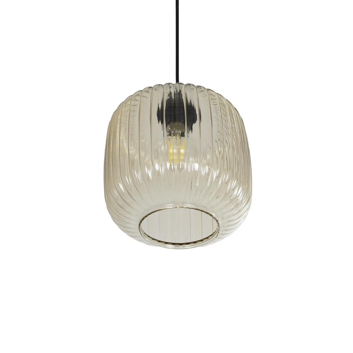 GLOBOSTAR® MELONI 206-0016 Μοντέρνο Κρεμαστό Φωτιστικό Οροφής με Ντουί 1 x E27 AC 220-240V IP20 - Mελί - Μ20 x Π20 x Υ24cm - Image 5