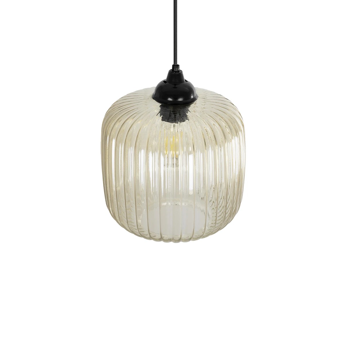 GLOBOSTAR® MELONI 206-0016 Μοντέρνο Κρεμαστό Φωτιστικό Οροφής με Ντουί 1 x E27 AC 220-240V IP20 - Mελί - Μ20 x Π20 x Υ24cm - Image 6