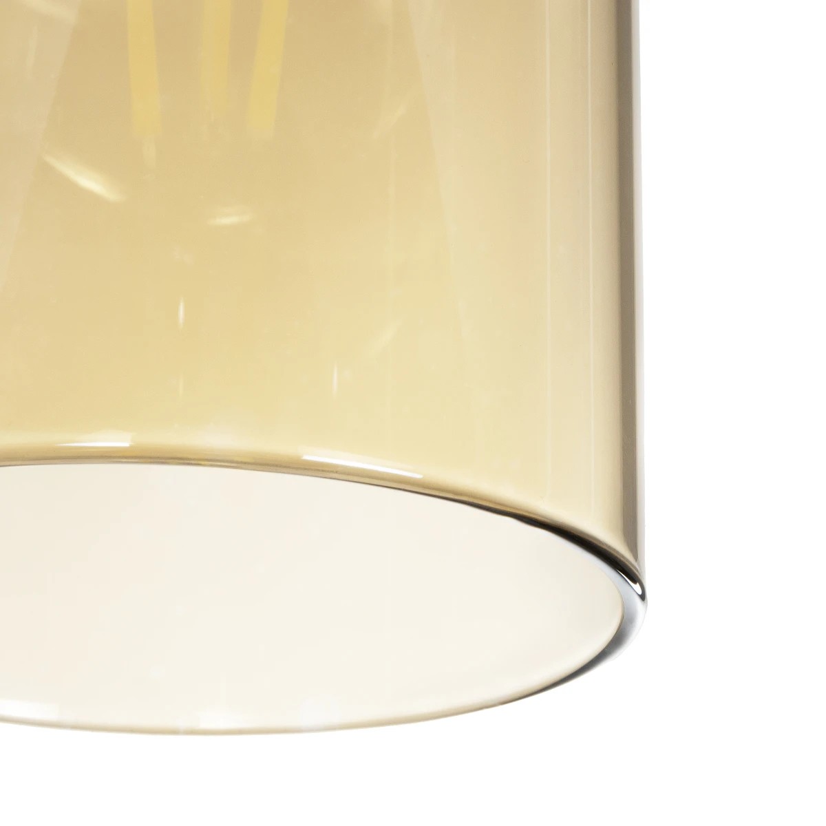 GLOBOSTAR® TUBE 206-0031 Μοντέρνο Κρεμαστό Φωτιστικό Οροφής με Ντουί 1 x E27 AC 220-240V IP20 - Mελί - Μ10 x Π10 x Υ24cm - Image 7