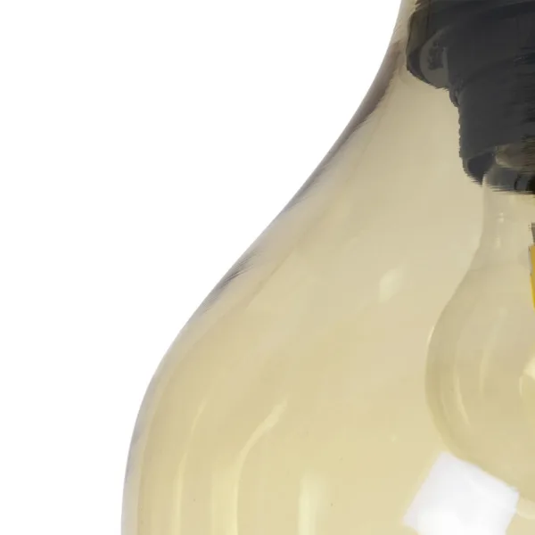 GLOBOSTAR® ΤΟΝΕ 206-0035 Μοντέρνο Κρεμαστό Φωτιστικό Οροφής με Ντουί 1 x E27 AC 220-240V IP20 - Mελί - Μ20 x Π20 x Υ36cm - Image 8