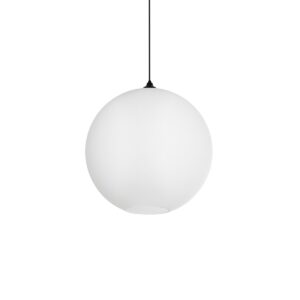 GLOBOSTAR® GABIA 206-0002 Μοντέρνο Κρεμαστό Φωτιστικό Οροφής με Ντουί 1 x E27 AC 220-240V IP20 - Λευκό - Μ40 x Π40 x Υ42cm