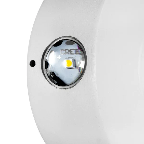 kelvo® ARKOS KLV-101-0109 Μοντέρνο Φωτιστικό Τοίχου - Απλίκα LED 8W 840lm 15° AC 220-240V Αδιάβροχο IP65 Θερμό Λευκό 2700K - Lumileds COB Chip & TÜV SÜD Driver - Λευκό Ματ - Μ13 x Π5.5 x Υ13cm - 5 Χρόνια Εγγύηση - Image 7