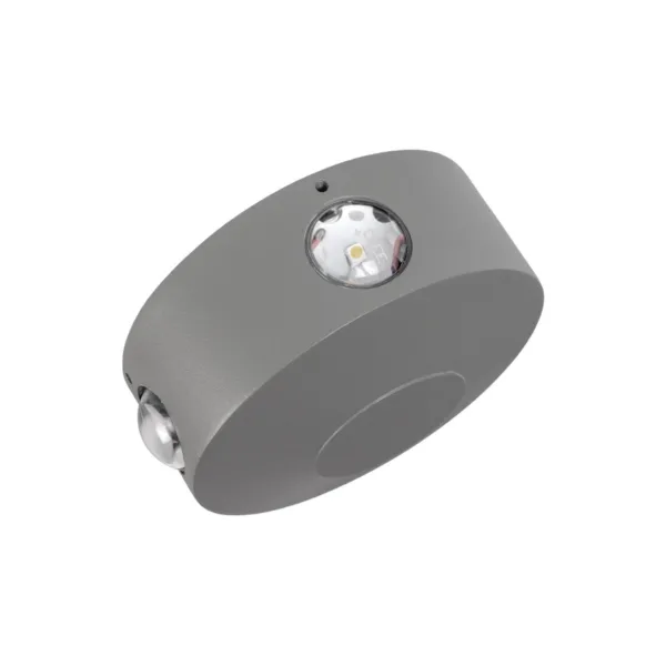 kelvo® ARKOS KLV-101-0108 Μοντέρνο Φωτιστικό Τοίχου - Απλίκα LED 8W 840lm 15° AC 220-240V Αδιάβροχο IP65 Θερμό Λευκό 2700K - Lumileds COB Chip & TÜV SÜD Driver - Γκρι Ανθρακί Ματ - Μ13 x Π5.5 x Υ13cm - 5 Χρόνια Εγγύηση - Image 6