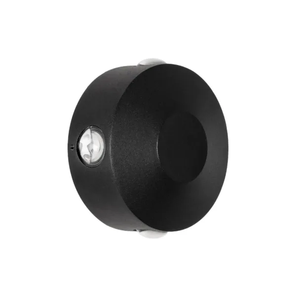 kelvo® ARKOS KLV-101-0107 Μοντέρνο Φωτιστικό Τοίχου - Απλίκα LED 8W 840lm 15° AC 220-240V Αδιάβροχο IP65 Θερμό Λευκό 2700K - Lumileds COB Chip & TÜV SÜD Driver - Μαύρο Ματ - Μ13 x Π5.5 x Υ13cm - 5 Χρόνια Εγγύηση - Image 2