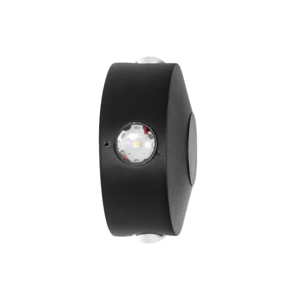 kelvo® ARKOS KLV-101-0107 Μοντέρνο Φωτιστικό Τοίχου - Απλίκα LED 8W 840lm 15° AC 220-240V Αδιάβροχο IP65 Θερμό Λευκό 2700K - Lumileds COB Chip & TÜV SÜD Driver - Μαύρο Ματ - Μ13 x Π5.5 x Υ13cm - 5 Χρόνια Εγγύηση - Image 4