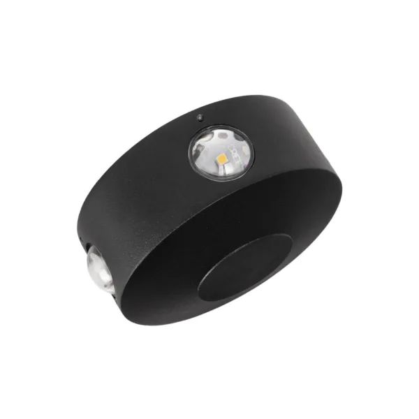 kelvo® ARKOS KLV-101-0107 Μοντέρνο Φωτιστικό Τοίχου - Απλίκα LED 8W 840lm 15° AC 220-240V Αδιάβροχο IP65 Θερμό Λευκό 2700K - Lumileds COB Chip & TÜV SÜD Driver - Μαύρο Ματ - Μ13 x Π5.5 x Υ13cm - 5 Χρόνια Εγγύηση - Image 6