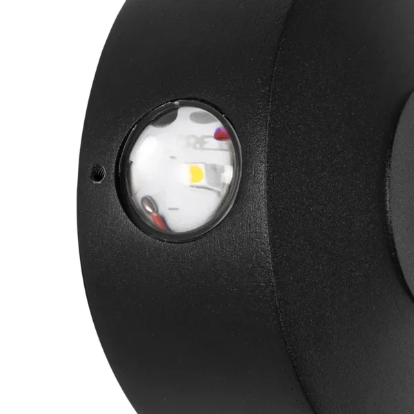 kelvo® ARKOS KLV-101-0107 Μοντέρνο Φωτιστικό Τοίχου - Απλίκα LED 8W 840lm 15° AC 220-240V Αδιάβροχο IP65 Θερμό Λευκό 2700K - Lumileds COB Chip & TÜV SÜD Driver - Μαύρο Ματ - Μ13 x Π5.5 x Υ13cm - 5 Χρόνια Εγγύηση - Image 7
