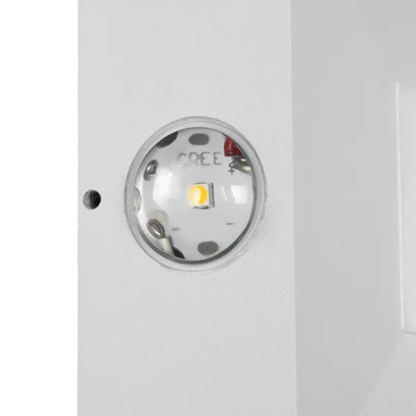 kelvo® ARKOS KLV-101-0112 Μοντέρνο Φωτιστικό Τοίχου - Απλίκα LED 8W 840lm 15° AC 220-240V Αδιάβροχο IP65 Θερμό Λευκό 2700K - Lumileds COB Chip & TÜV SÜD Driver - Λευκό Ματ - Μ14 x Π5.5 x Υ14cm - 5 Χρόνια Εγγύηση - Image 7