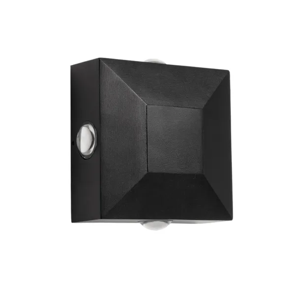kelvo® ARKOS KLV-101-0110 Μοντέρνο Φωτιστικό Τοίχου - Απλίκα LED 8W 840lm 15° AC 220-240V Αδιάβροχο IP65 Θερμό Λευκό 2700K - Lumileds COB Chip & TÜV SÜD Driver - Μαύρο Ματ - Μ14 x Π5.5 x Υ14cm - 5 Χρόνια Εγγύηση - Image 2
