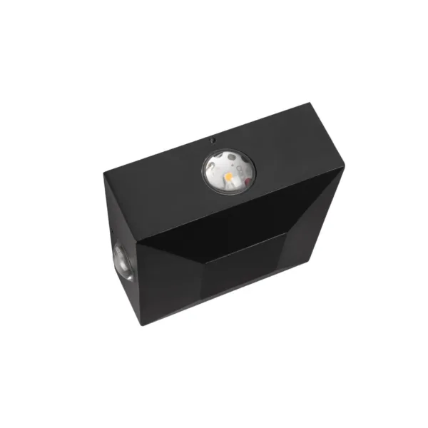 kelvo® ARKOS KLV-101-0110 Μοντέρνο Φωτιστικό Τοίχου - Απλίκα LED 8W 840lm 15° AC 220-240V Αδιάβροχο IP65 Θερμό Λευκό 2700K - Lumileds COB Chip & TÜV SÜD Driver - Μαύρο Ματ - Μ14 x Π5.5 x Υ14cm - 5 Χρόνια Εγγύηση - Image 6