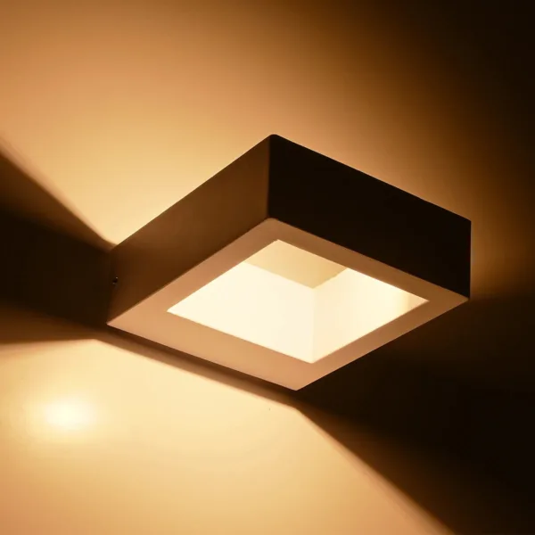 kelvo® AURA KLV-101-0118 Μοντέρνο Φωτιστικό Τοίχου - Απλίκα LED 7W 875lm 45° AC 220-240V Αδιάβροχο IP65 Θερμό Λευκό 2700K - Bridgelux COB Chip & TÜV SÜD Driver - Λευκό Ματ - Μ15 x Π12.5 x Υ4.5cm - 5 Χρόνια Εγγύηση - Image 11
