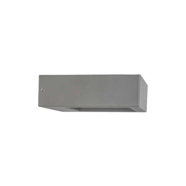 kelvo® AURA KLV-101-0117 Μοντέρνο Φωτιστικό Τοίχου - Απλίκα LED 7W 875lm 45° AC 220-240V Αδιάβροχο IP65 Θερμό Λευκό 2700K - Bridgelux COB Chip & TÜV SÜD Driver - Γκρι Ανθρακί Ματ - Μ15 x Π12.5 x Υ4.5cm - 5 Χρόνια Εγγύηση - Image 4