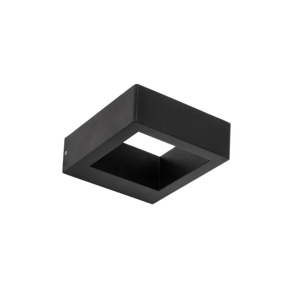 kelvo® AURA KLV-101-0116 Μοντέρνο Φωτιστικό Τοίχου - Απλίκα LED 7W 875lm 45° AC 220-240V Αδιάβροχο IP65 Θερμό Λευκό 2700K - Bridgelux COB Chip & TÜV SÜD Driver - Μαύρο Ματ - Μ15 x Π12.5 x Υ4.5cm - 5 Χρόνια Εγγύηση - Image 2