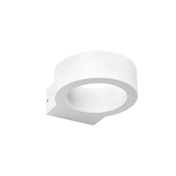 kelvo® AURA KLV-101-0115 Μοντέρνο Φωτιστικό Τοίχου - Απλίκα LED 7W 875lm 45° AC 220-240V Αδιάβροχο IP65 Θερμό Λευκό 2700K - Bridgelux COB Chip & TÜV SÜD Driver - Λευκό Ματ - Μ15 x Π13 x Υ4.5cm - 5 Χρόνια Εγγύηση - Image 2