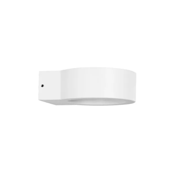 kelvo® AURA KLV-101-0115 Μοντέρνο Φωτιστικό Τοίχου - Απλίκα LED 7W 875lm 45° AC 220-240V Αδιάβροχο IP65 Θερμό Λευκό 2700K - Bridgelux COB Chip & TÜV SÜD Driver - Λευκό Ματ - Μ15 x Π13 x Υ4.5cm - 5 Χρόνια Εγγύηση - Image 4