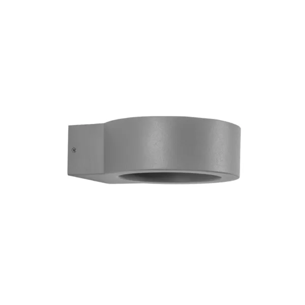 kelvo® AURA KLV-101-0114 Μοντέρνο Φωτιστικό Τοίχου - Απλίκα LED 7W 875lm 45° AC 220-240V Αδιάβροχο IP65 Θερμό Λευκό 2700K - Bridgelux COB Chip & TÜV SÜD Driver - Γκρι Ανθρακί Ματ - Μ15 x Π13 x Υ4.5cm - 5 Χρόνια Εγγύηση - Image 4