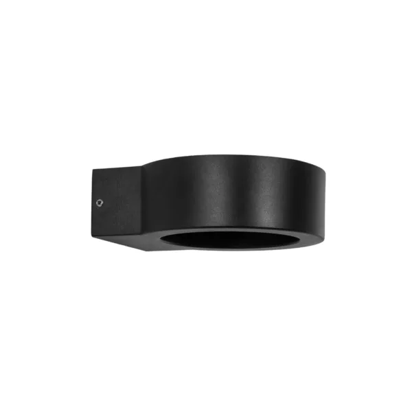 kelvo® AURA KLV-101-0113 Μοντέρνο Φωτιστικό Τοίχου - Απλίκα LED 7W 875lm 45° AC 220-240V Αδιάβροχο IP65 Θερμό Λευκό 2700K - Bridgelux COB Chip & TÜV SÜD Driver - Μαύρο Ματ - Μ15 x Π13 x Υ4.5cm - 5 Χρόνια Εγγύηση - Image 4
