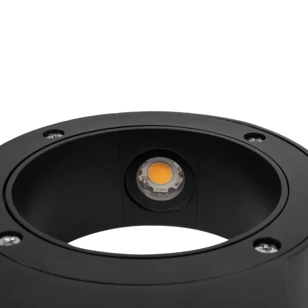 kelvo® AURA KLV-101-0113 Μοντέρνο Φωτιστικό Τοίχου - Απλίκα LED 7W 875lm 45° AC 220-240V Αδιάβροχο IP65 Θερμό Λευκό 2700K - Bridgelux COB Chip & TÜV SÜD Driver - Μαύρο Ματ - Μ15 x Π13 x Υ4.5cm - 5 Χρόνια Εγγύηση - Image 7